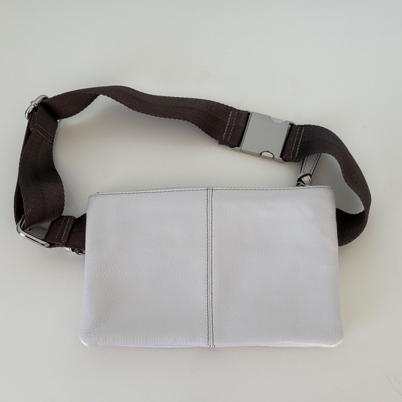 Danier White Belt Bag in White - Picture 3 of 6